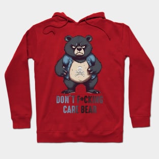 Don't F*cking Care Bear Hoodie